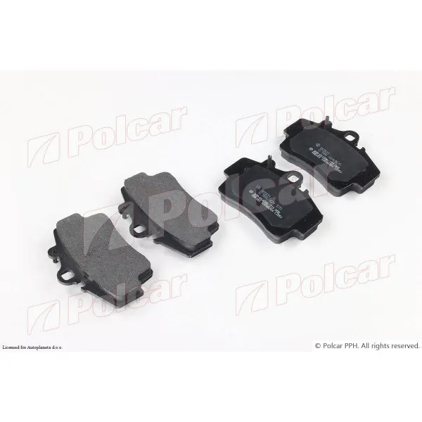 Kočione pločice PORSCHE BOXSTER (986), 96-04; BOXSTER (987), 04-12; CAYMAN (987c), 05-12; 