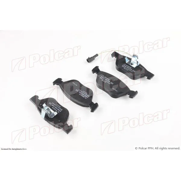 Kočione pločice FIAT COUPE (FA/175), 93-00; MAREA (185), 96-02; MULTIPLA (186), 99-10; PUNTO (188), 99-10; 