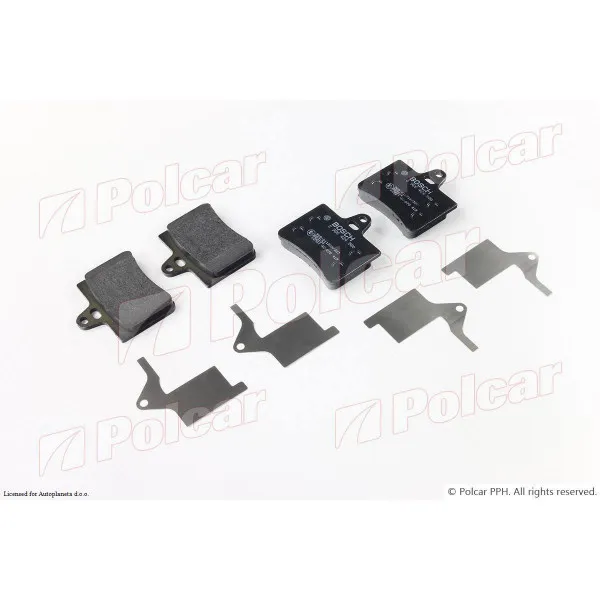 Kočione pločice CITROËN C5 (DC/DE/RC/RE), 01-08; 