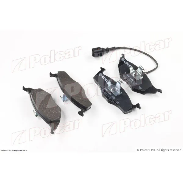 Kočione pločice AUDI A2 (8Z), 00-05; 