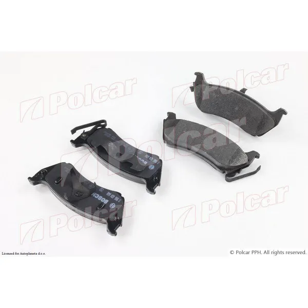 Kočione pločice MERCEDES M-KLASSE/ML (W163), 98-05; 