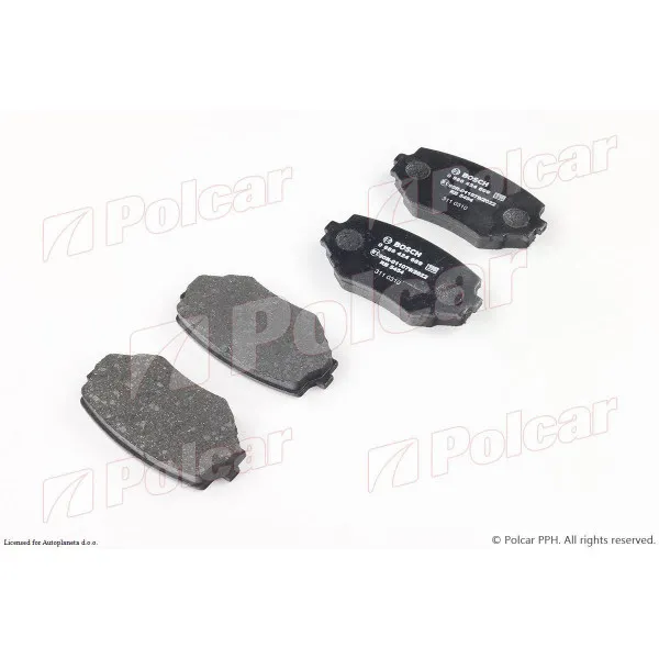 Kočione pločice SUZUKI GRAND VITARA (FT/GT), 98-05; VITARA (ET/TA), 88-05; 