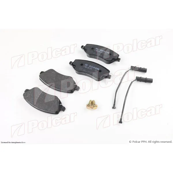 Kočione pločice LANCIA THESIS (841), 01-09; 