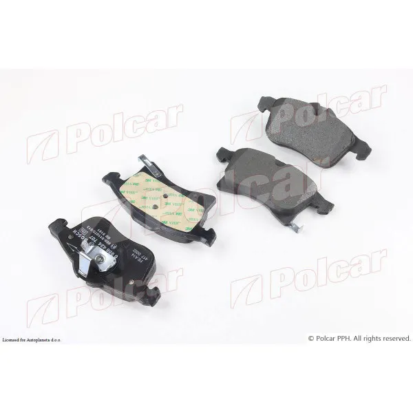 Kočione pločice OPEL ASTRA G (T98), 98-09; ASTRA H (A04), 03-14; COMBO C, 00-11; CORSA C (X01), 00-06; CORSA D (S07), 06-15; MERIVA (X03), 03-10; MERIVA, 10-; 