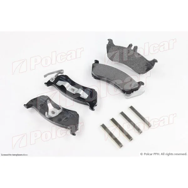 Kočione pločice MERCEDES M-KLASSE/ML (W163), 98-05; 