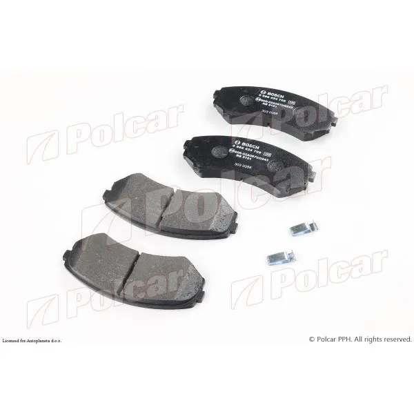 Kočione pločice MAZDA, MITSUBISHI 