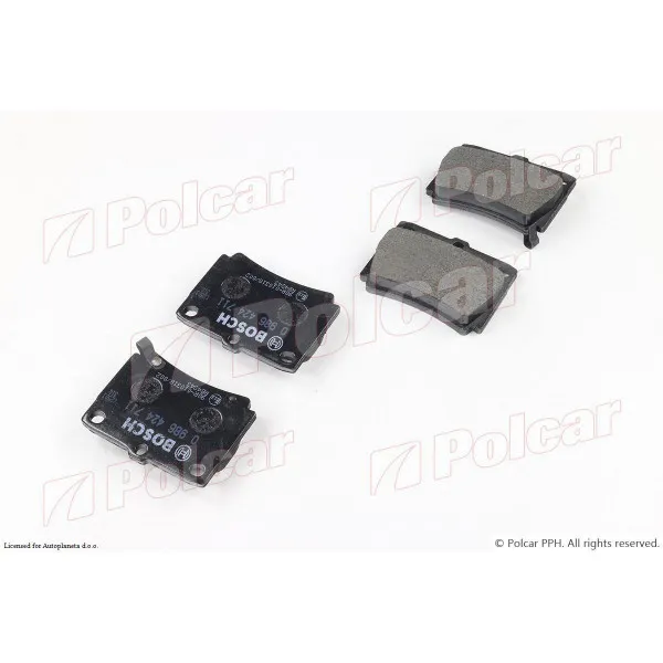 Kočione pločice MITSUBISHI MONTERO SPORT (K90), 96-08; PAJERO (V60/V70), 99-06; PAJERO SPORT (K90), 96-08; PAJERO SPORT/CHALLENGER (QE), 15-; 