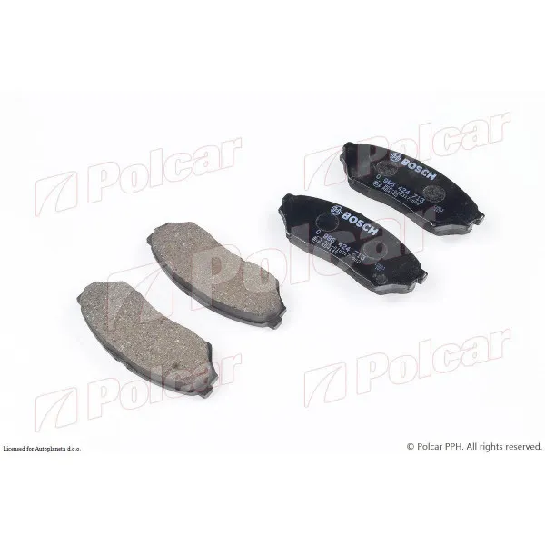 Kočione pločice MITSUBISHI PAJERO PININ (H60/H70), 98-07; 