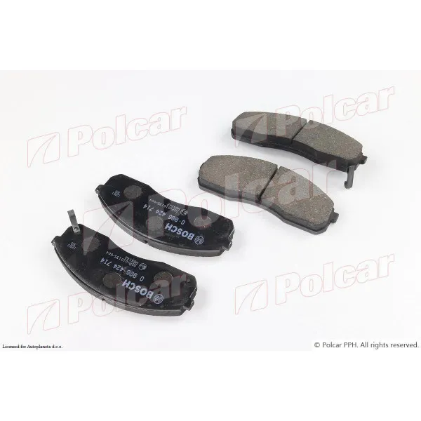 Kočione pločice KIA CARNIVAL (GQ), 01-06; CARNIVAL (UP), 98-01; PREGIO (TB), 97-05; 