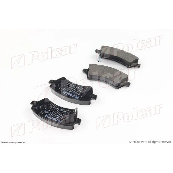 Kočione pločice TOYOTA COROLLA (E12), 02-07; 