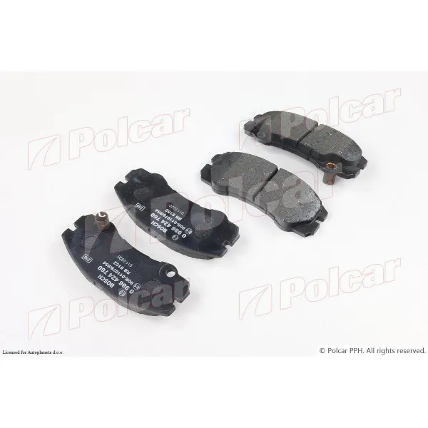 Kočione pločice OPEL FRONTERA B (U99), 99-03; 