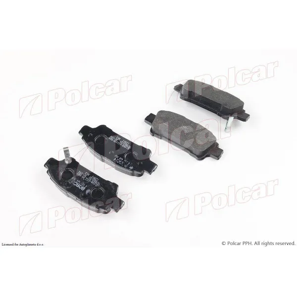 Kočione pločice TOYOTA AVENSIS VERSO (M2/R1), 01-09; PREVIA (ACR), 00-05; 