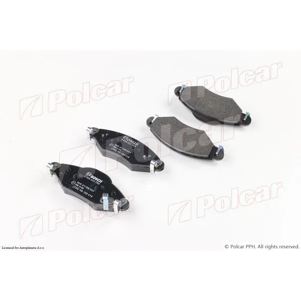 Kočione pločice TOYOTA YARIS (XP10), 99-06; 