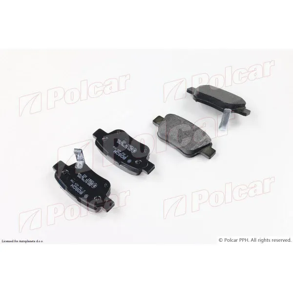 Kočione pločice TOYOTA AVENSIS (T25), 03-08; COROLLA VERSO (ZER/ZZE), 04-09; 