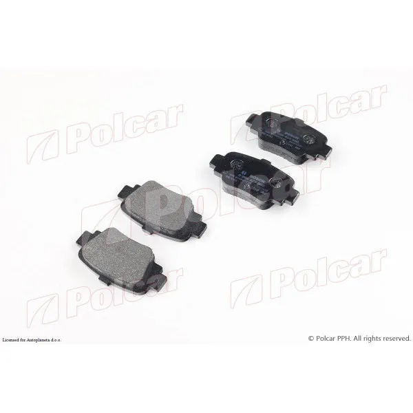 Kočione pločice NISSAN MICRA (K11), 92-03; 