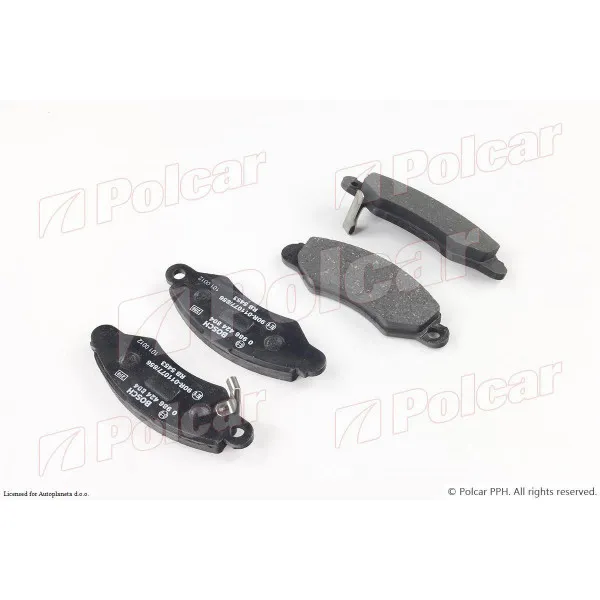 Kočione pločice SUZUKI SWIFT (EA/MA/AH/AJ), 89-04; 