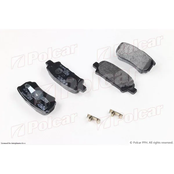 Kočione pločice MITSUBISHI LANCER (CS), 00-07; LANCER (CY0), 07-; OUTLANDER (CU0W), 03-07; 