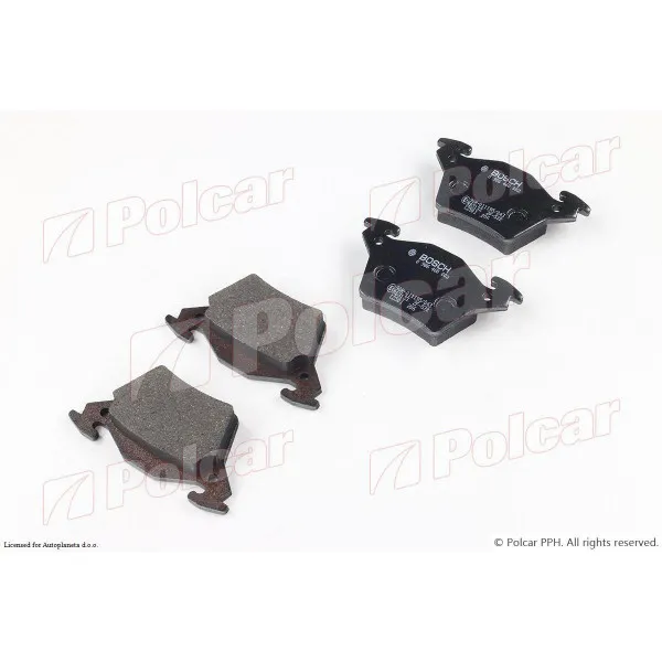 Kočione pločice MERCEDES V-KLASSE (W638), 96-03; VITO (W638), 96-03; 