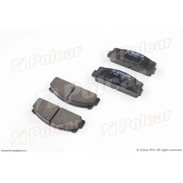 Kočione pločice FIAT, FSO, LANCIA, SEAT 