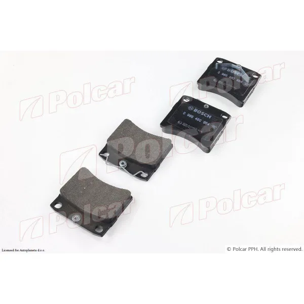 Kočione pločice VOLKSWAGEN TRANSPORTER (T4), 90-03; 