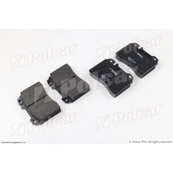 Kočione pločice MERCEDES 190 (W201), 82-93; C-KLASSE (W202), 93-01; CLK-KLASSE (C208), 97-03; E-KLASSE (W210), 95-03; SL-KLASSE (R129), 89-01; W124/E-KLASSE, 