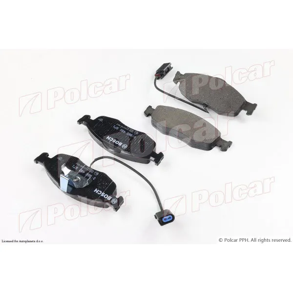 Kočione pločice FORD COUGAR (EC_), 98-02; MONDEO (BAP/BFP/BNP), 96-00; MONDEO (GBP/BNP), 93-96; SCORPIO (GFR/GGR/GNR), 94-99; 