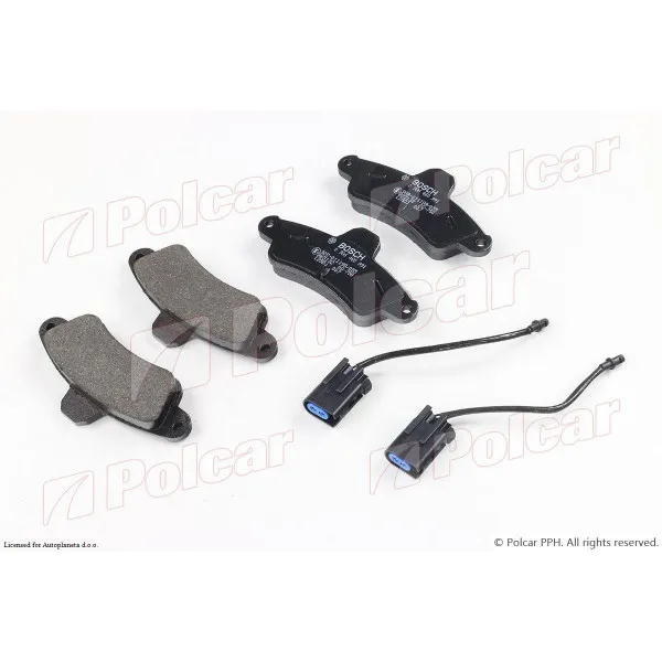 Kočione pločice FORD COUGAR (EC_), 98-02; MONDEO (BAP/BFP/BNP), 96-00; MONDEO (GBP/BNP), 93-96; 