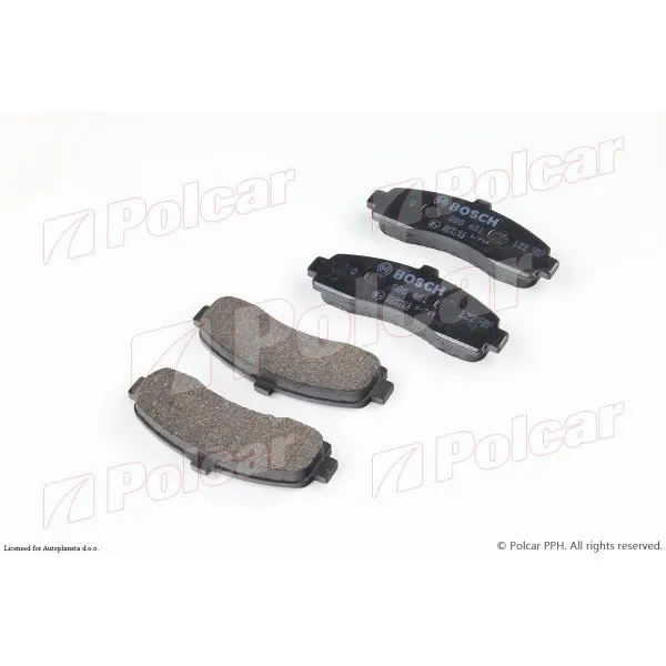 Kočione pločice NISSAN MICRA (K11), 92-03; 