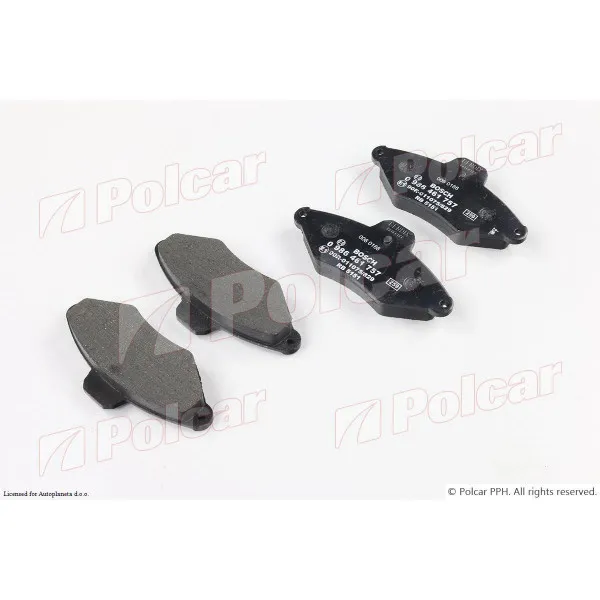 Kočione pločice CITROËN XANTIA (X1/X2), 93-01; 