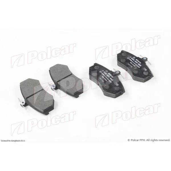 Kočione pločice AUDI 4000 (B2), 78-86; 80 (B2; 81/85), 78-86; 80 (B3; 89/8A), 86-91; 90 (B2), 84-86; 