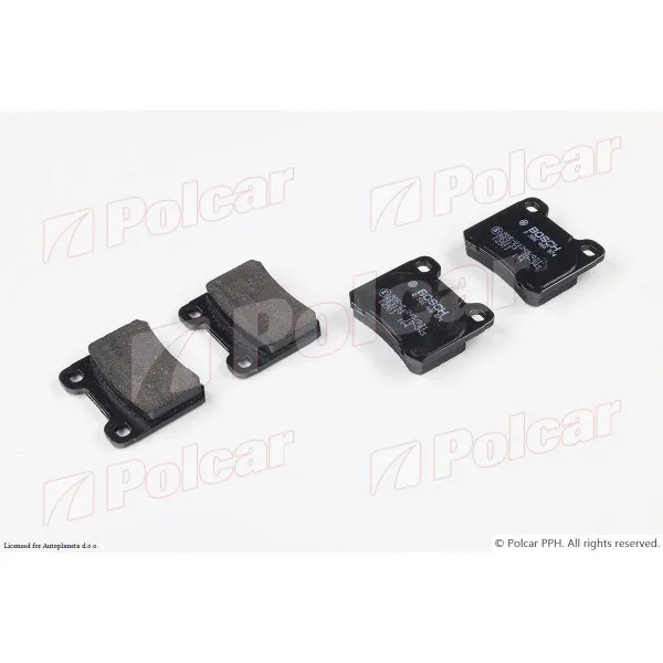 Kočione pločice MERCEDES 190 (W201), 82-93; 