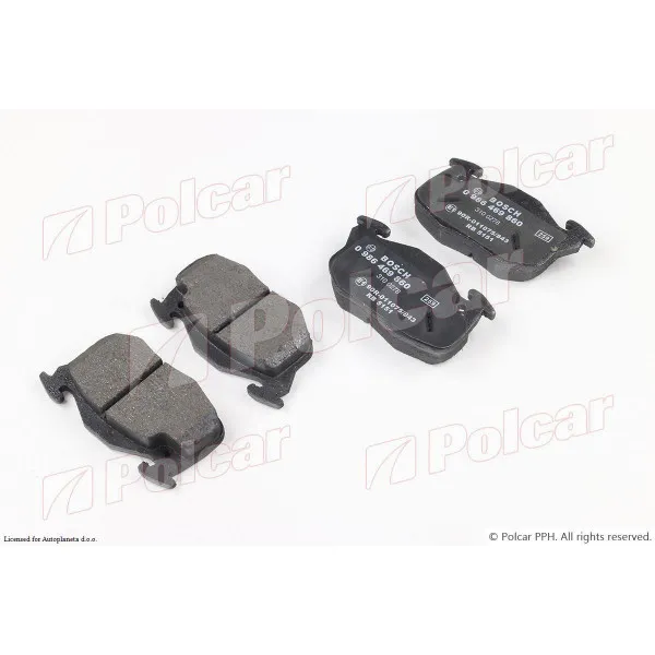 Kočione pločice CITROËN, PEUGEOT, RENAULT, TALBOT 