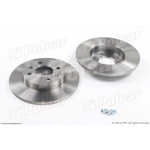 Kočioni diskovi RENAULT 11 (B/C37), 81-89; 19 (53), 88-96; 21 (B48/K48), 86-94; 5 (B/C/S40), 72-95; 9 (L42), 81-89; CLIO I (B57/C57), 90-98; CLIO II (B0/1/2), 