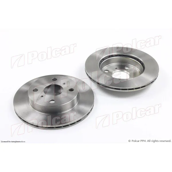 Kočioni diskovi TOYOTA STARLET (P8), 89-96; STARLET (P9), 96-99; 