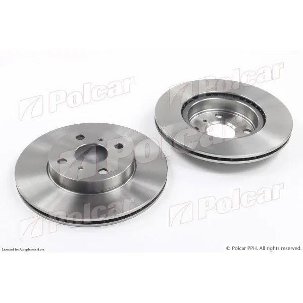 Kočioni diskovi TOYOTA PASEO (EL44), 91-95; PASEO (EL54), 95-99; STARLET (P8), 89-96; 