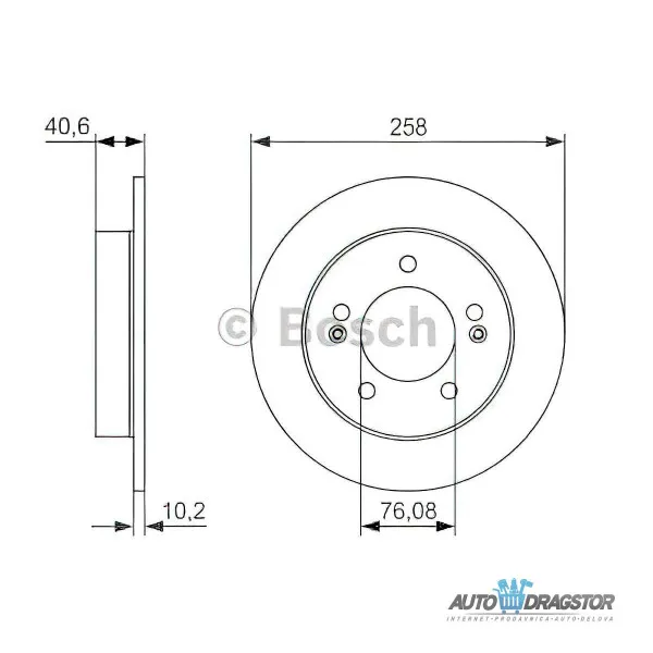 Kočioni diskovi HYUNDAI, KIA 