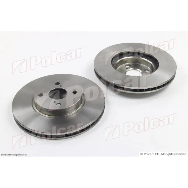 Kočioni diskovi TOYOTA COROLLA (E12), 02-07; COROLLA VERSO (E12J), 01-04; 