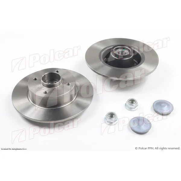 Kočioni diskovi RENAULT CLIO III (R0/1), 05-14; MEGANE II (M), 02-08; MODUS (F/JP0), 04-12; TWINGO (N), 07-14; WIND, 10-; 