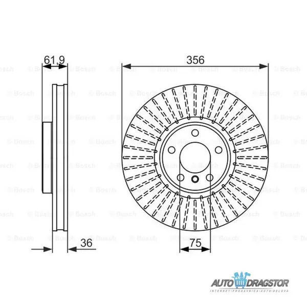 Kočioni diskovi BMW X5 (E53), 00-07; 
