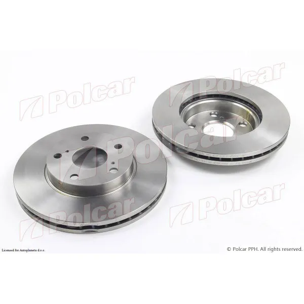 Kočioni diskovi TOYOTA AURIS (E15), 07-12; COROLLA (E14/E15), 07-13; 