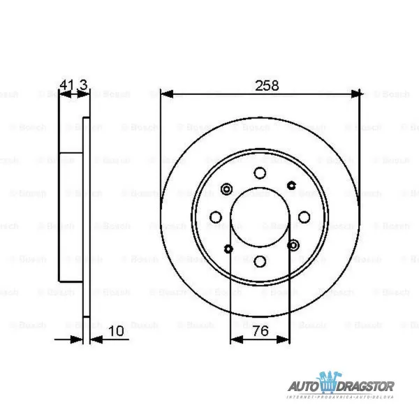 Kočioni diskovi KIA CERATO (FE), 04-08; 
