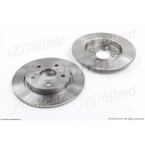 Kočioni diskovi TOYOTA AURIS (E15), 07-12; AURIS (E18), 13-19; COROLLA (E14/E15), 07-13; COROLLA (E170), 13-19; 