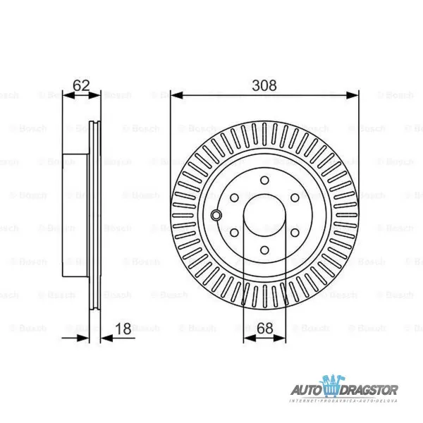 Kočioni diskovi NISSAN PATHFINDER (R51), 04-13; 