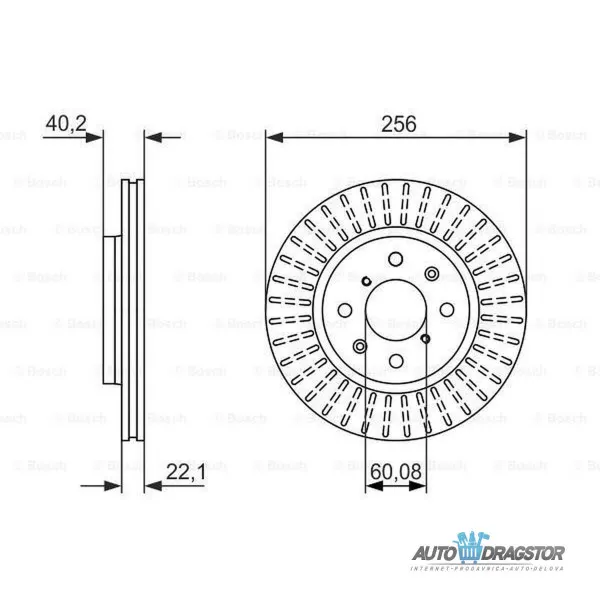 Kočioni diskovi SUZUKI SWIFT (FZ/NZ), 10-17; 