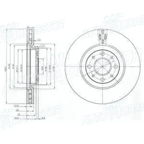 Kočioni diskovi ALFA ROMEO, FIAT, LANCIA 