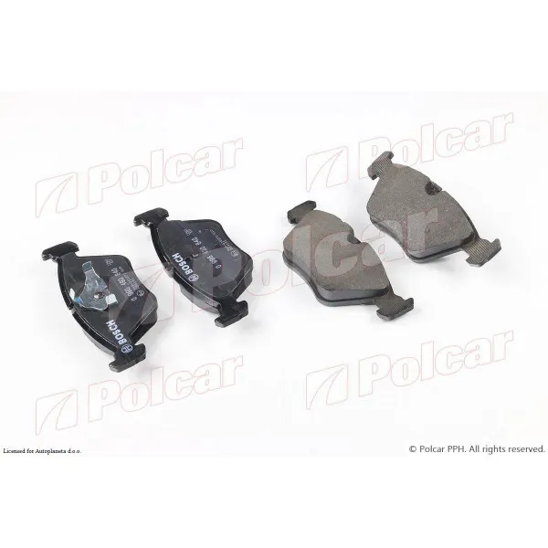 Kočione pločice BMW 3 (E36), 90-00; 3 (E46), 98-06; 5 (E34), 87-97; 7 (E32), 86-94; Z3 (E36/7/E36/8), 95-03; Z4 (E85/86), 03-09; 