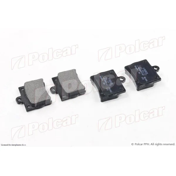 Kočione pločice MERCEDES C-KLASSE (W202), 93-01; 