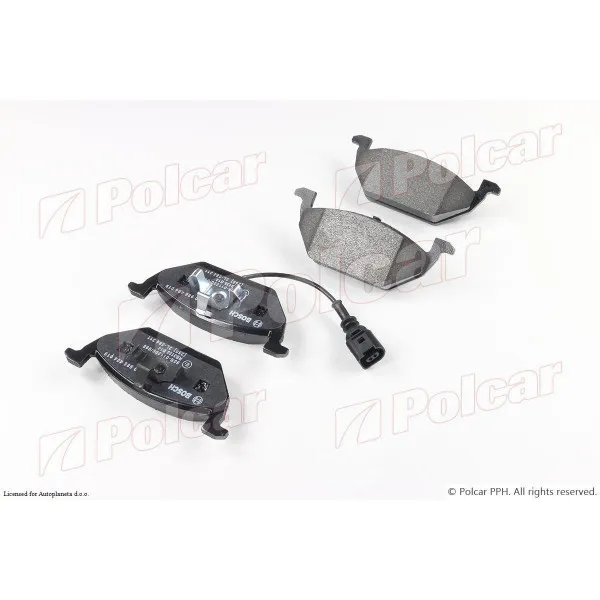 Kočione pločice VOLKSWAGEN GOLF IV (1J), 97-06; NEW BEETLE (1C/9C/1Y), 98-10; 