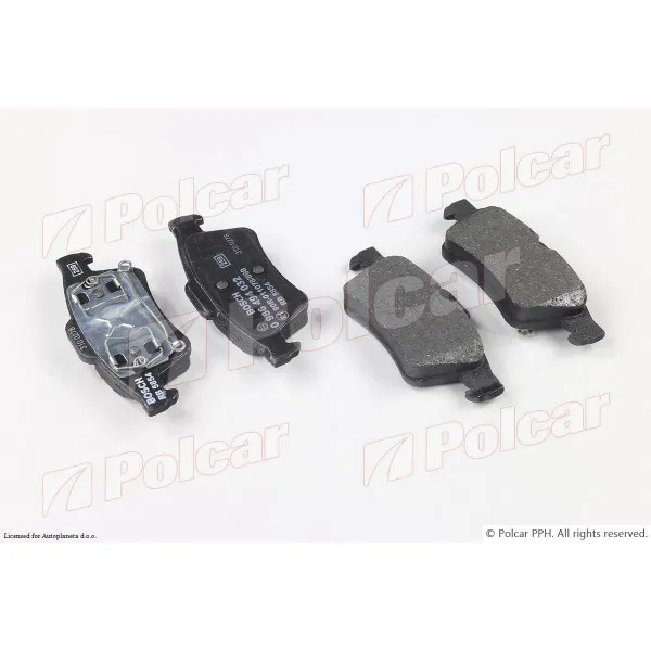 Kočione pločice FORD, MAZDA, NISSAN, OPEL, RENAULT, SAAB 