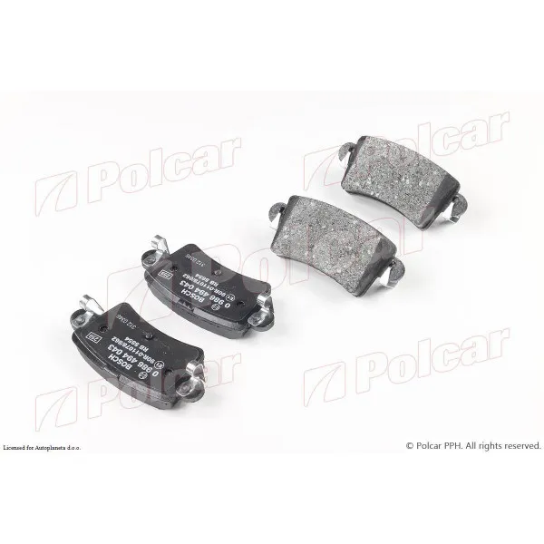 Kočione pločice NISSAN, OPEL, RENAULT 